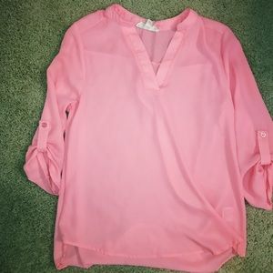 Pink blouse